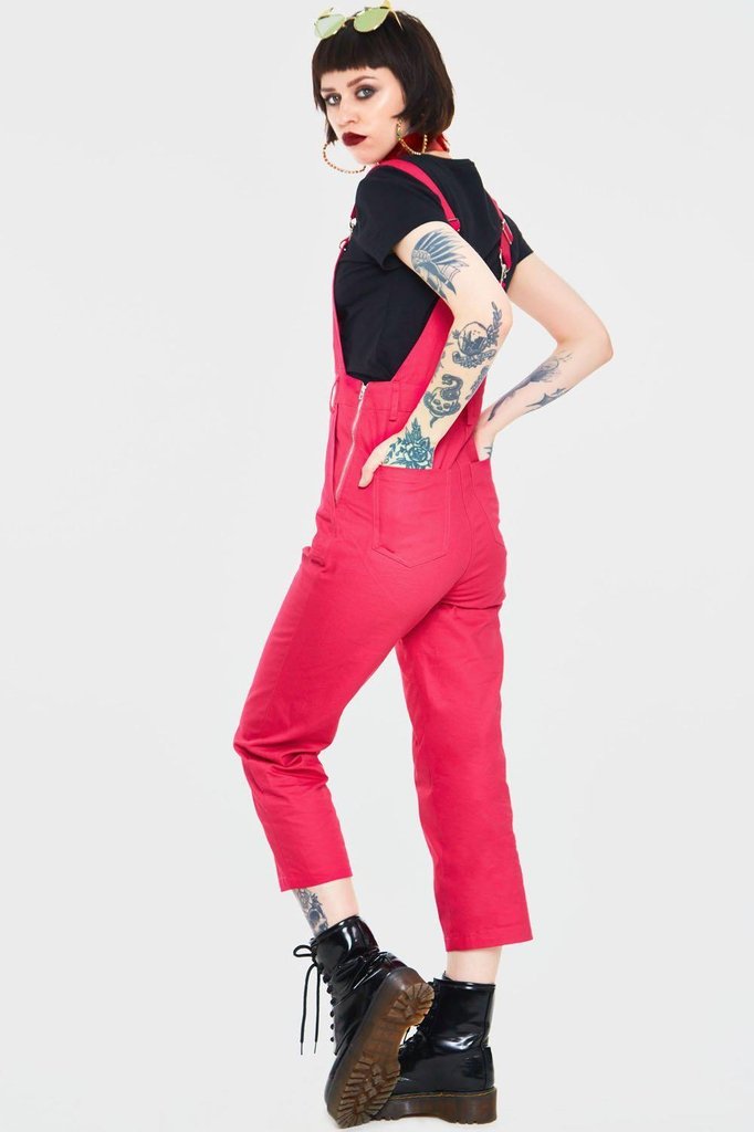 Jawbreaker Candy Overalls - Dark Fashion Clothing