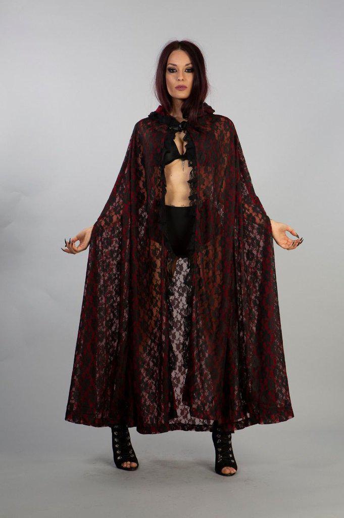 Black clearance lace cape