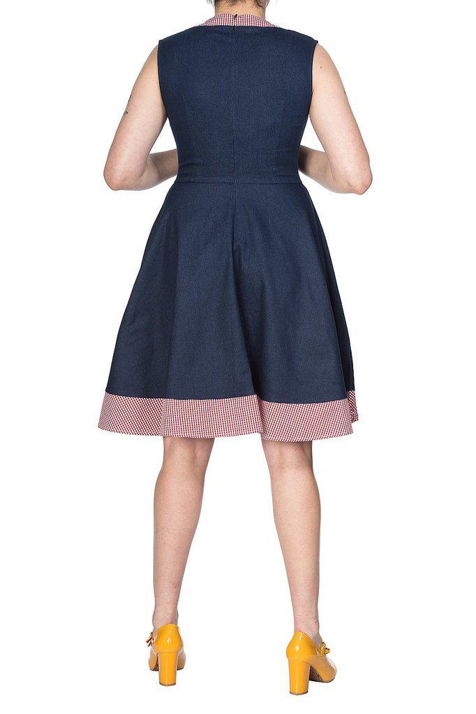 Diner Days Fit N Flare Dress-Banned-Dark Fashion Clothing