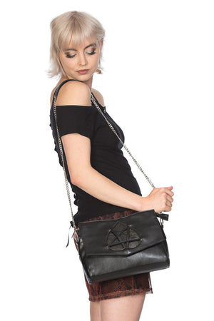 Flash Of Twilight Shoulder Bag-Banned-Dark Fashion Clothing