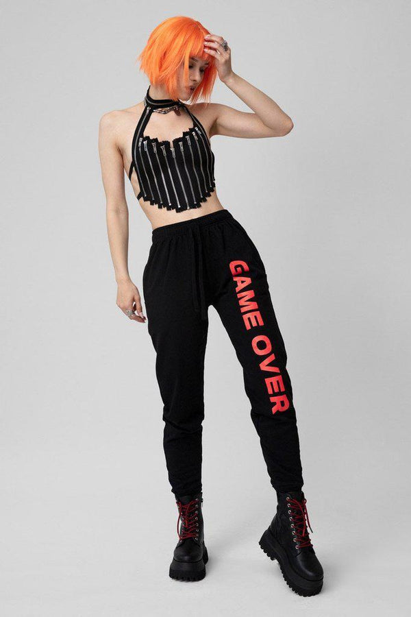 Game Over Joggers - Unisex by Long Clothing - Dark Fashion Clothing