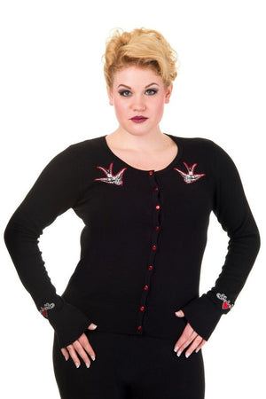 Hybrid Cardigan - Plus Sizes-Banned-Dark Fashion Clothing