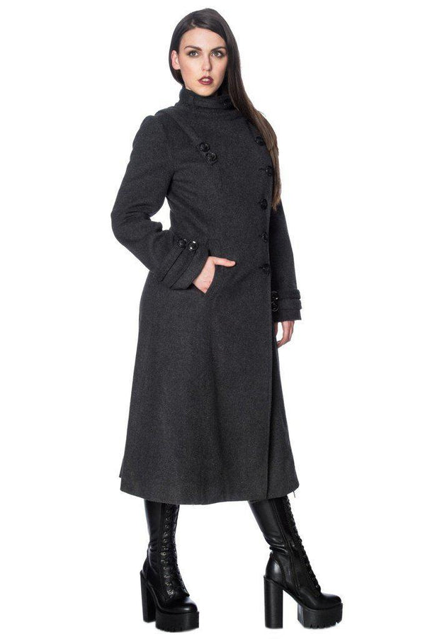 Banned Industrial Coat - Dark Fashion Clothing