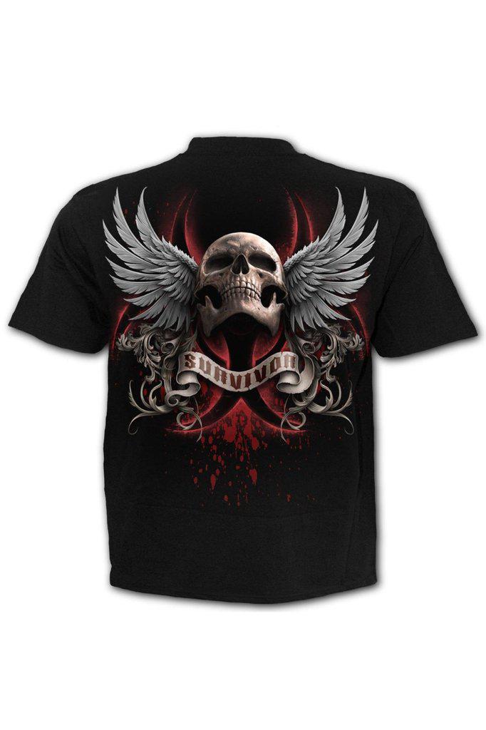 Lockdown - T-Shirt Black - Dark Fashion Clothing