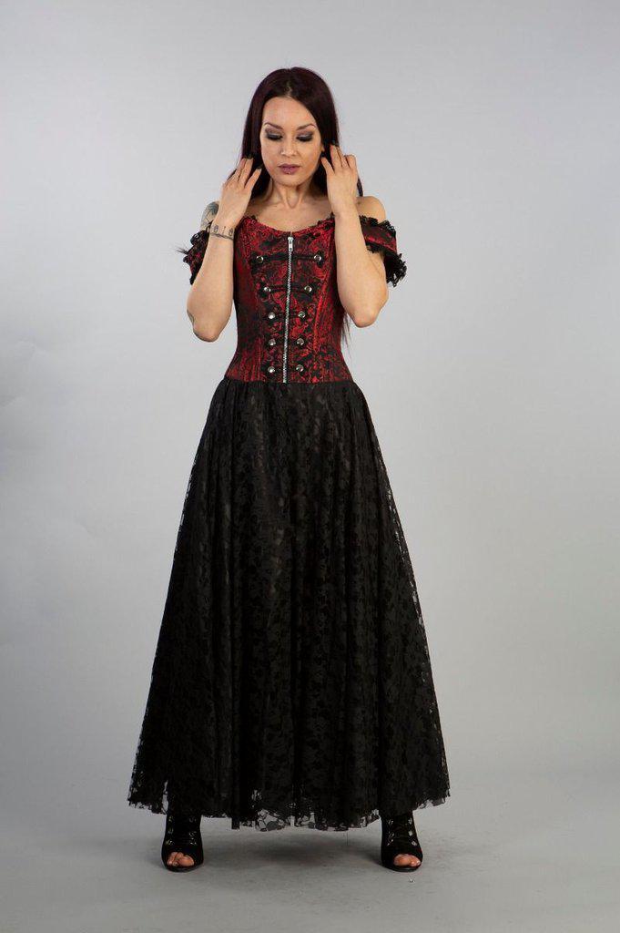 Paula Victorian Corset Dress In King brocade