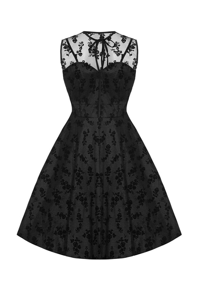 Plus Size Penny Rockabilly Dress - Voodoo Vixen - Dark Fashion