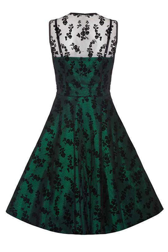 Plus Size Penny Rockabilly Dress - Voodoo Vixen - Dark Fashion