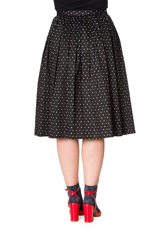 Spot Skirt-Banned-Dark Fashion Clothing