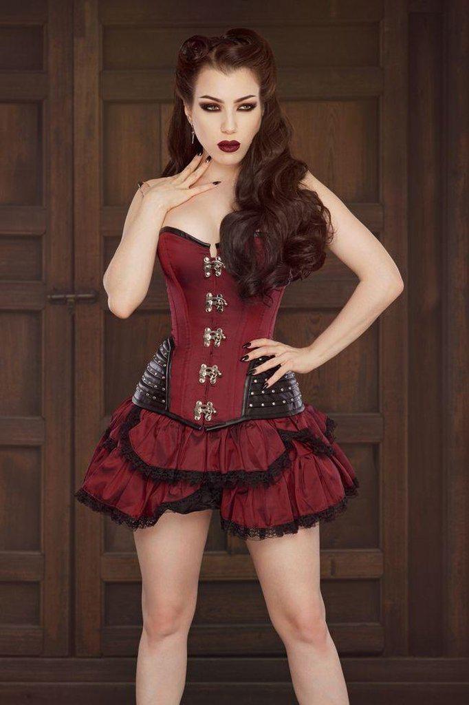 Gothic Steampunk Corset–Gothic Top Outfit