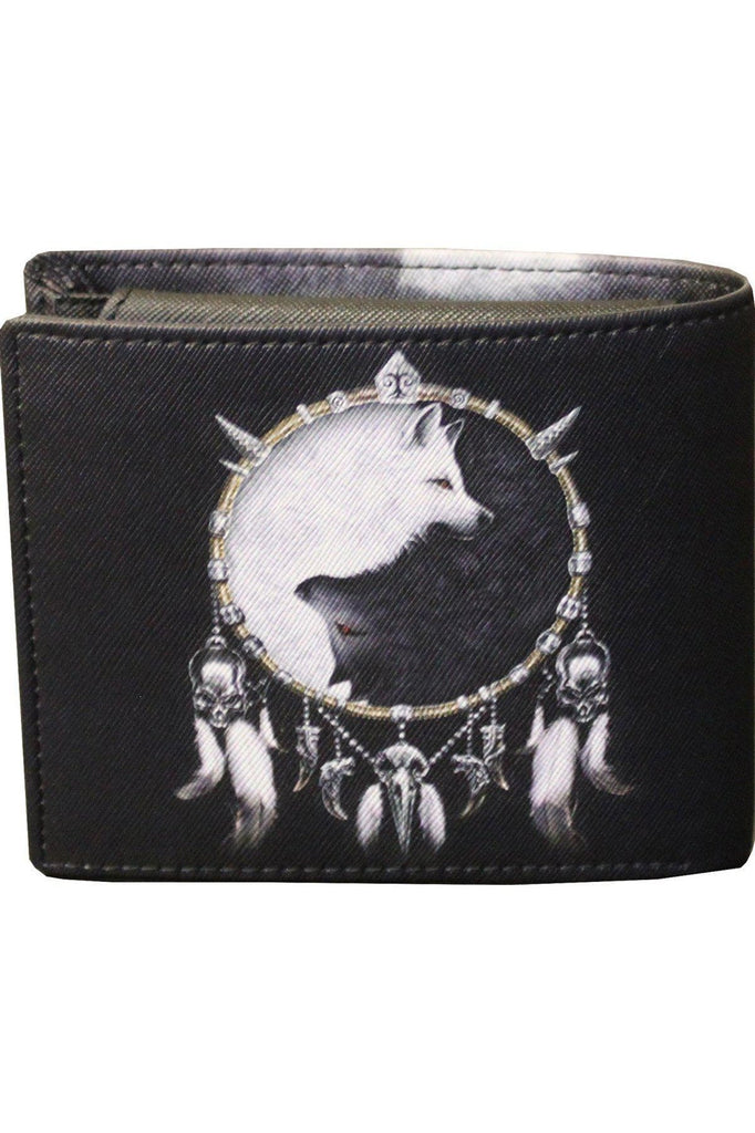 Wolf Chi - Bifold Wallet With Rfid Blocking And Gift Box-Spiral-Dark Fashion Clothing